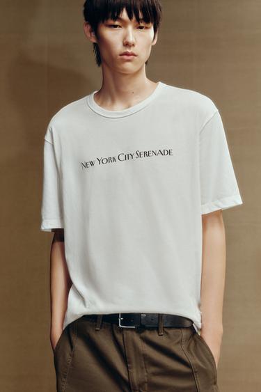 Zara BRUCE SPRINGSTEEN NEW YORK CITY SERENADE T 恤 - 白色