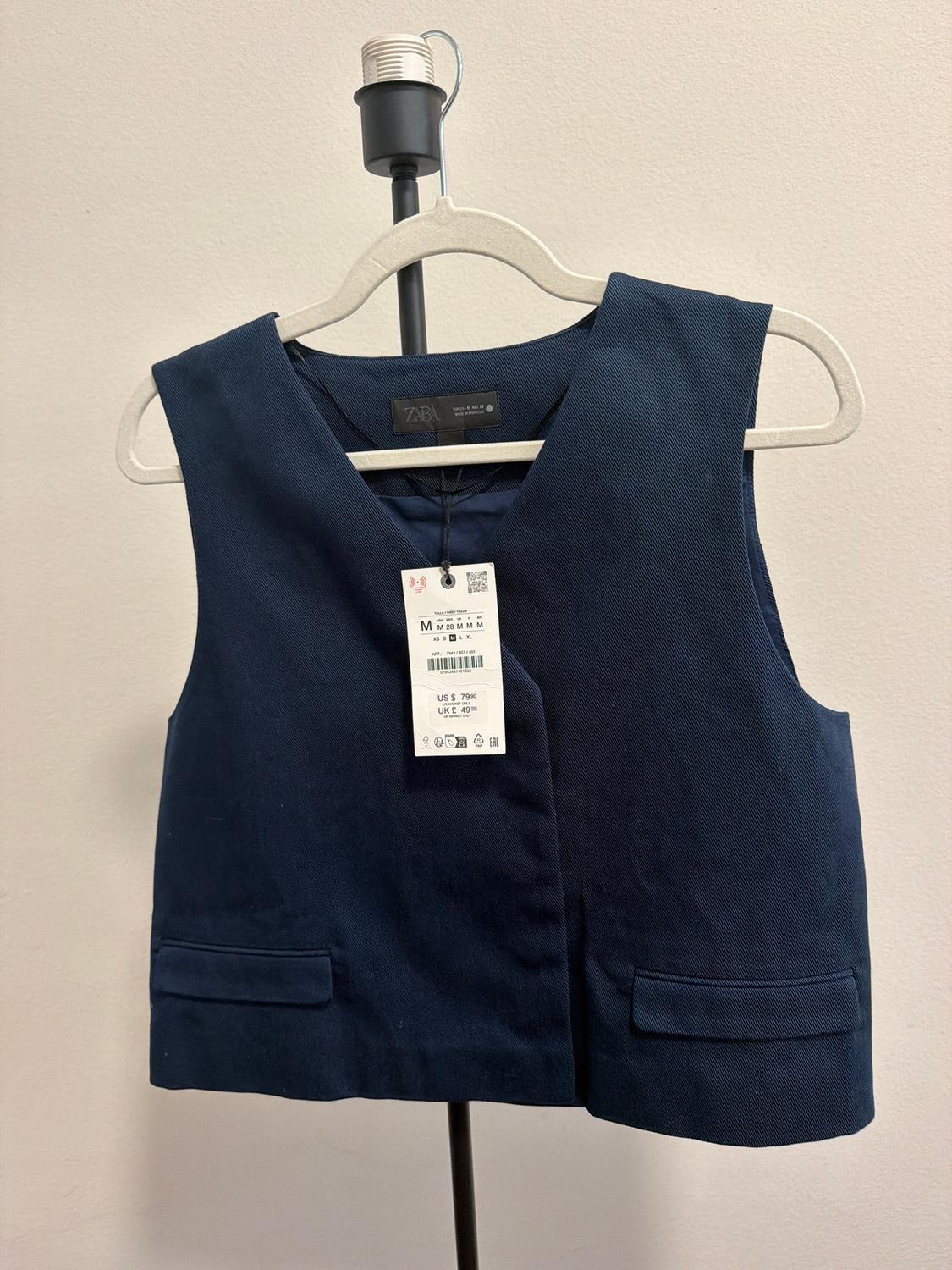 ZW COLLECTION DOUBLE-BREASTED VEST - Image 3