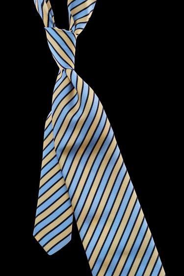 CORBATA 100% SEDA RAYAS - Rayas de Zara