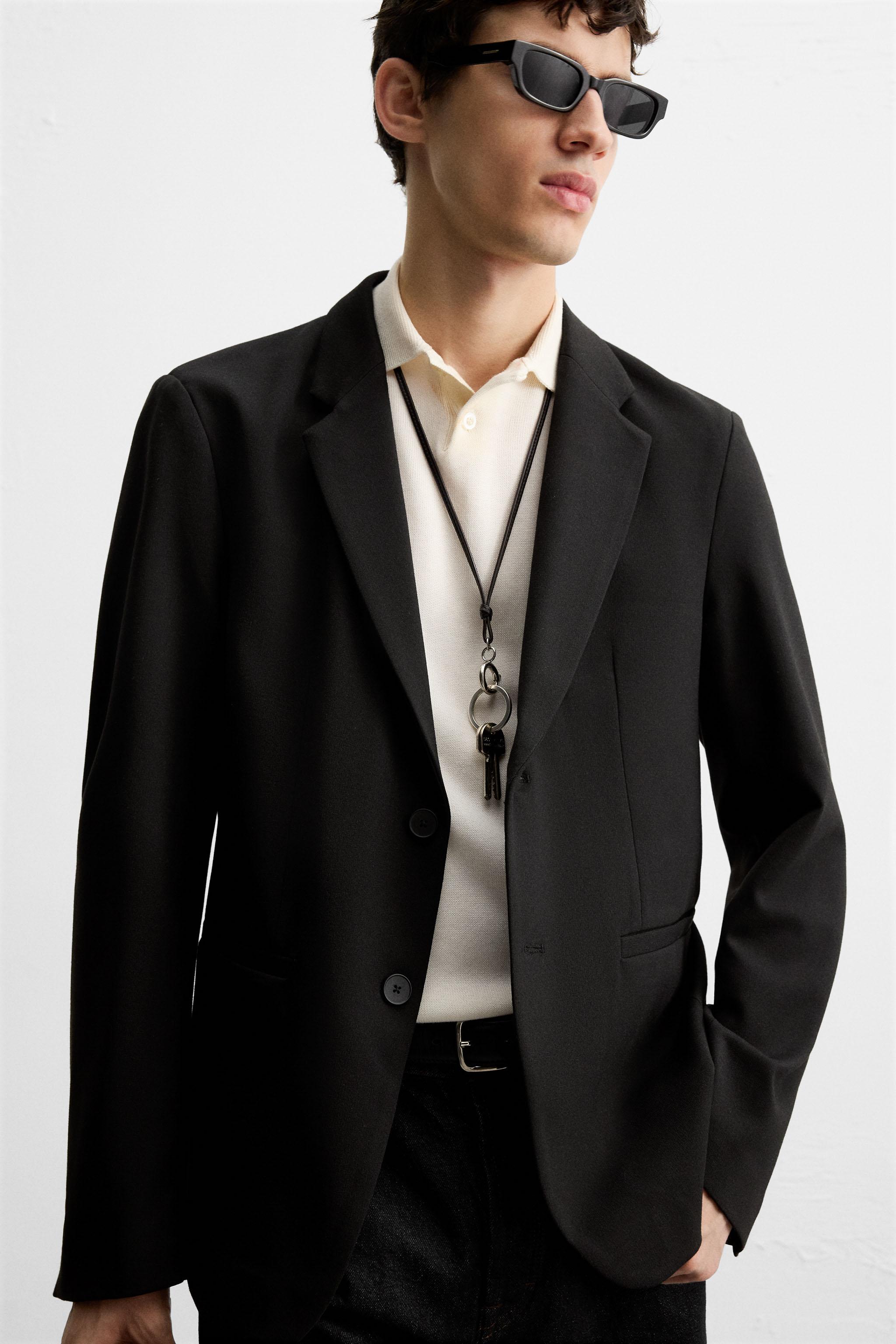 【ZARA】スリムフィットコンフォートブレザー 9189/100/802 SLIM FIT COMFORT BLAZER - Gray | ZARA United States