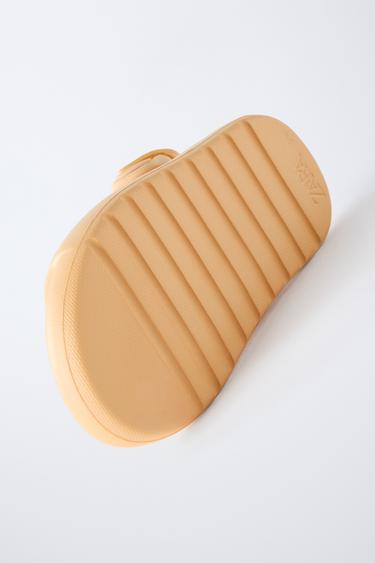 RUBBERISED SLIDERS - Yellow by Zara - Image 5