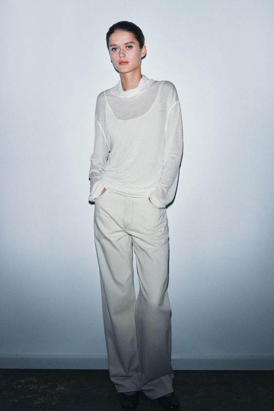 LYOCELL AND LINEN T-SHIRT