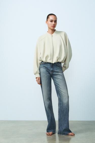 FLEECE BOMBER JACKET - Ice by Zara