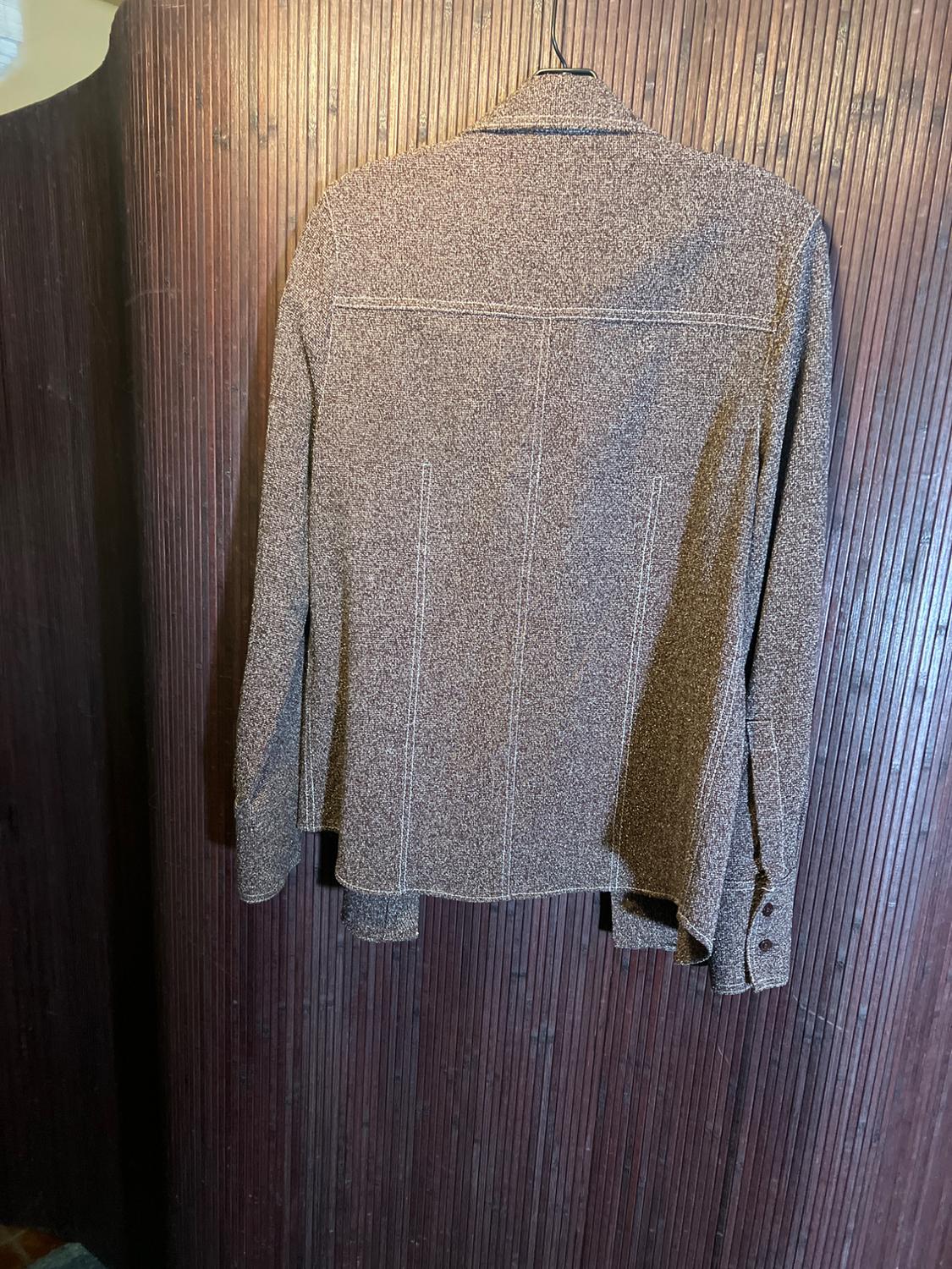CONTRAST TOPSTITCH SHIRT ZW COLLECTION - Image 3