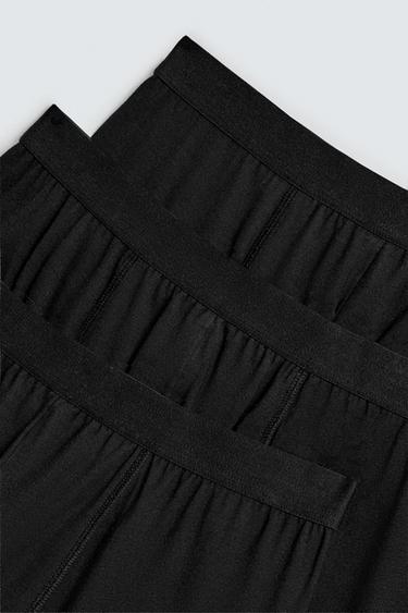 3-PACK OF MODAL BLEND BOXERS - Black by Zara - Image 2