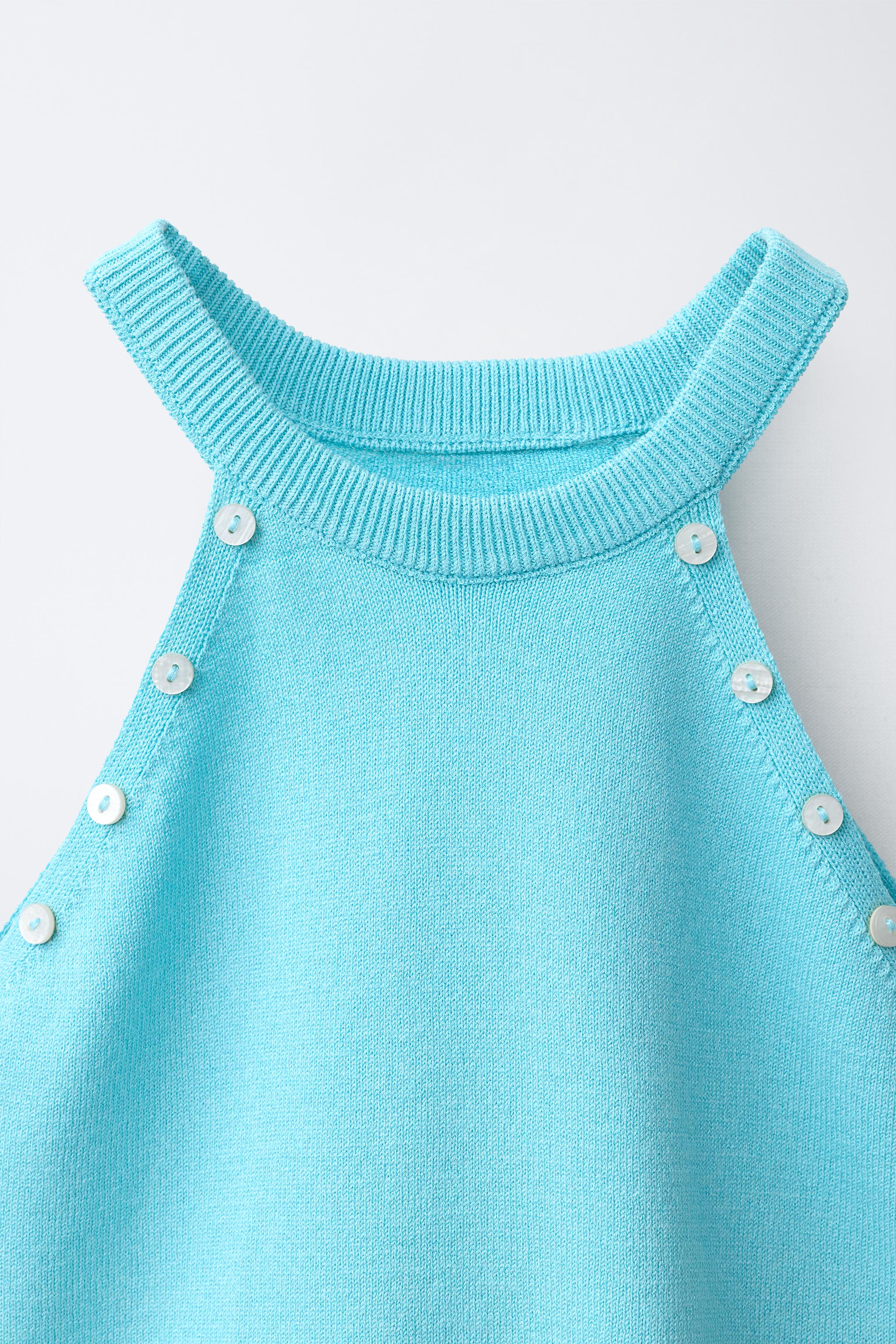 Детские свитеры Zara BUTTON KNIT TOP — фото 3