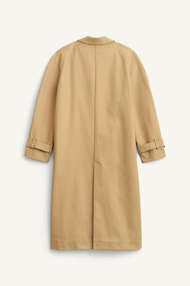 TRENCH DROIT ÉDITION LIMITÉE - Marron clair de Zara - Image 5