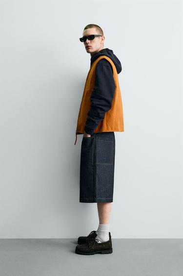 JORTS EN DENIM RELAXED FIT - Indigo de Zara - Image 3