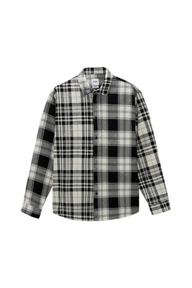 SOBRECAMISA CUADROS COMBINADOS
