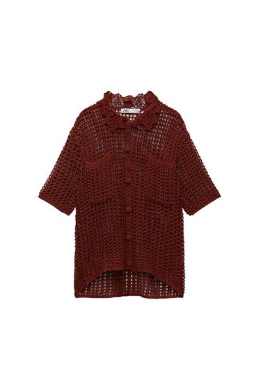 CROCHET POLO SWEATER - LIMITED EDITION