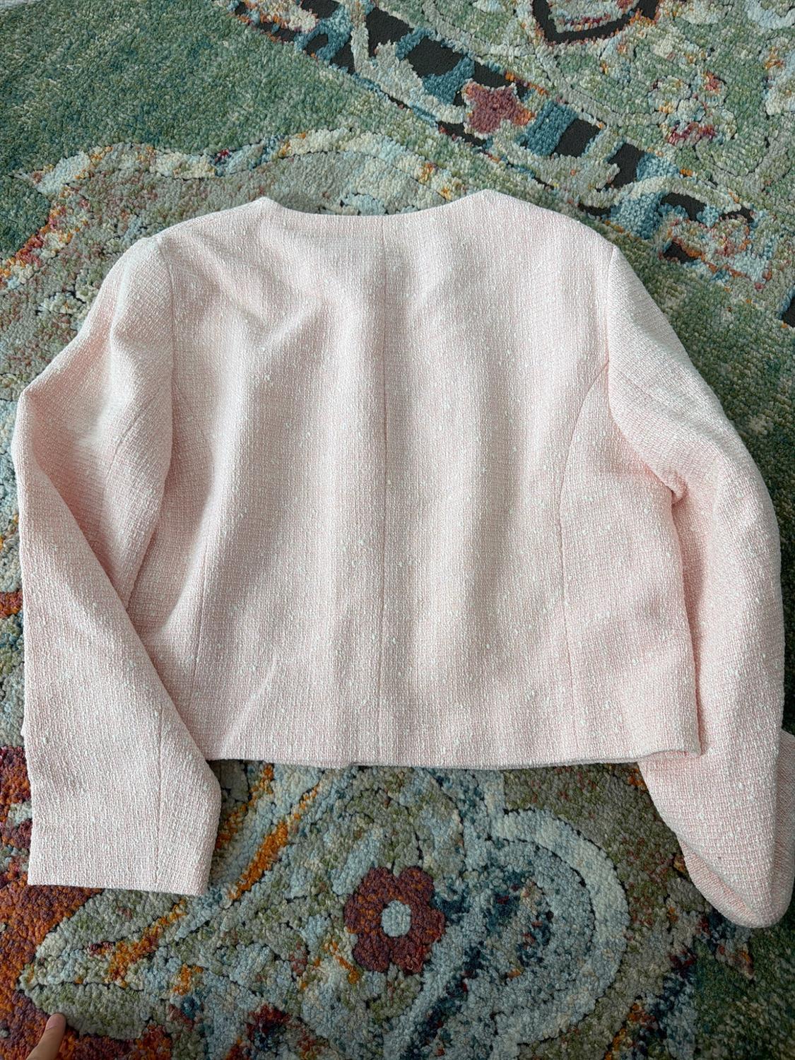 STRUCTURED ROUND NECK BLAZER - Image 4