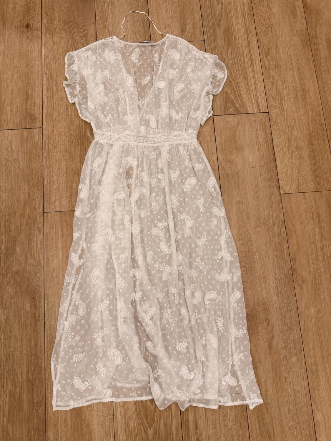 LONG EMBROIDERED BLOUSE - Image 2
