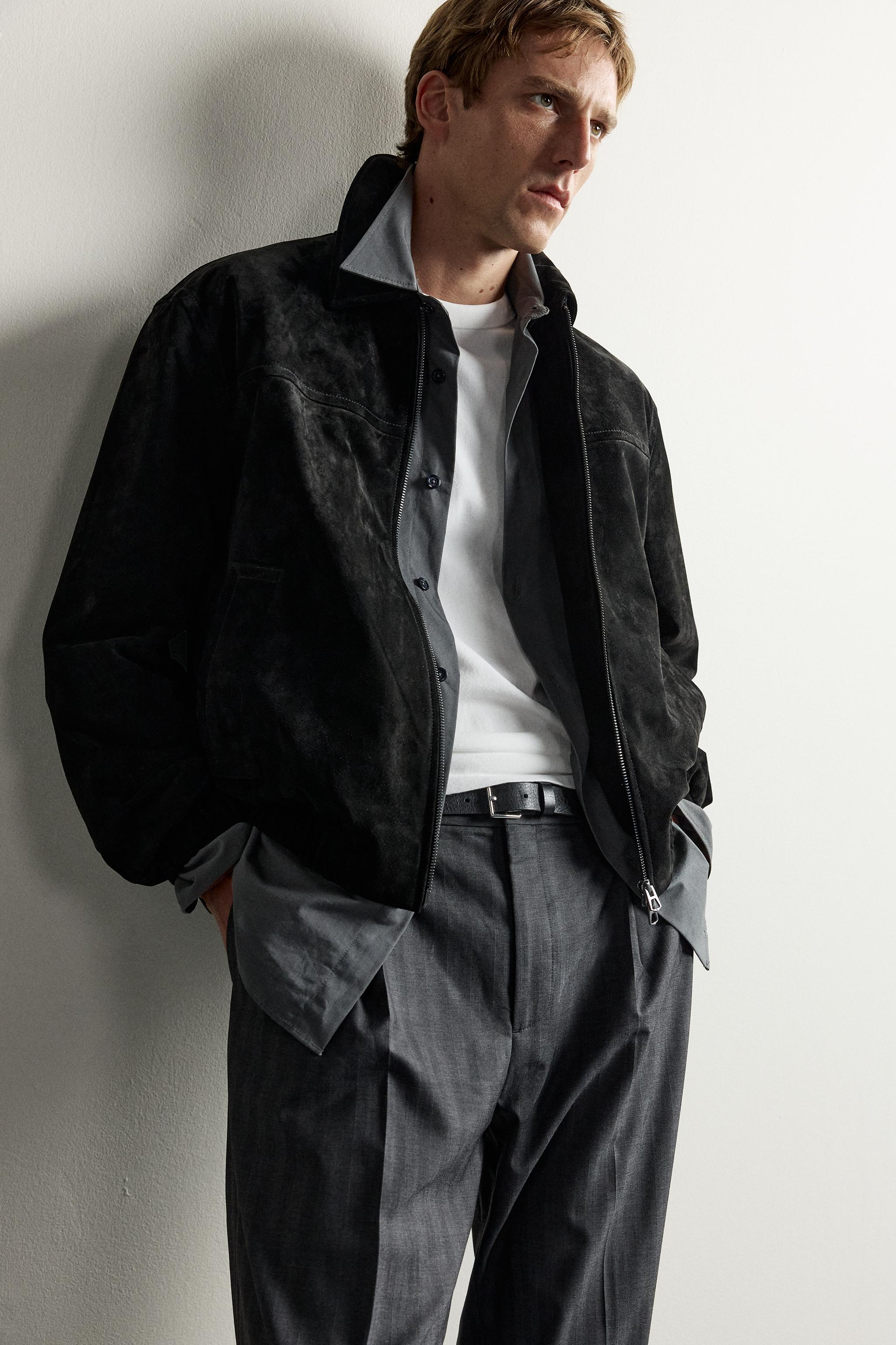 BLOUSON EN DAIM