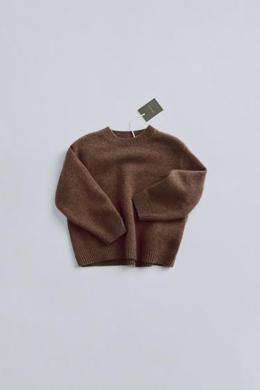 ZARA TIMELESZ – CASHMERE JUMPER - Chocolate by Zara - Image 0