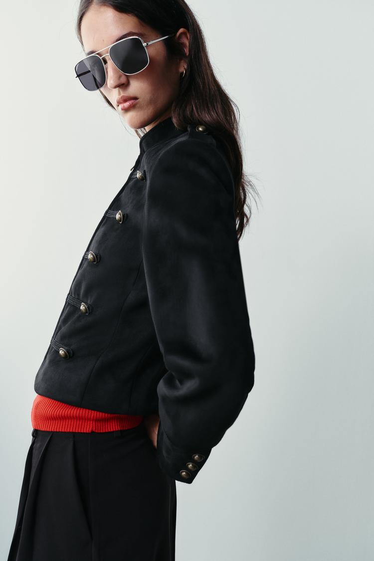 Chaqueta de gamuza sintética 5