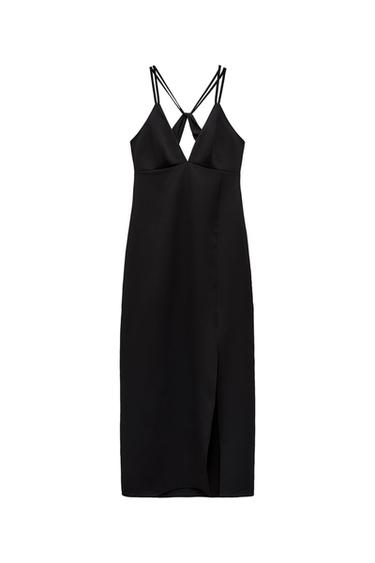 CREPE MIDI DRESS