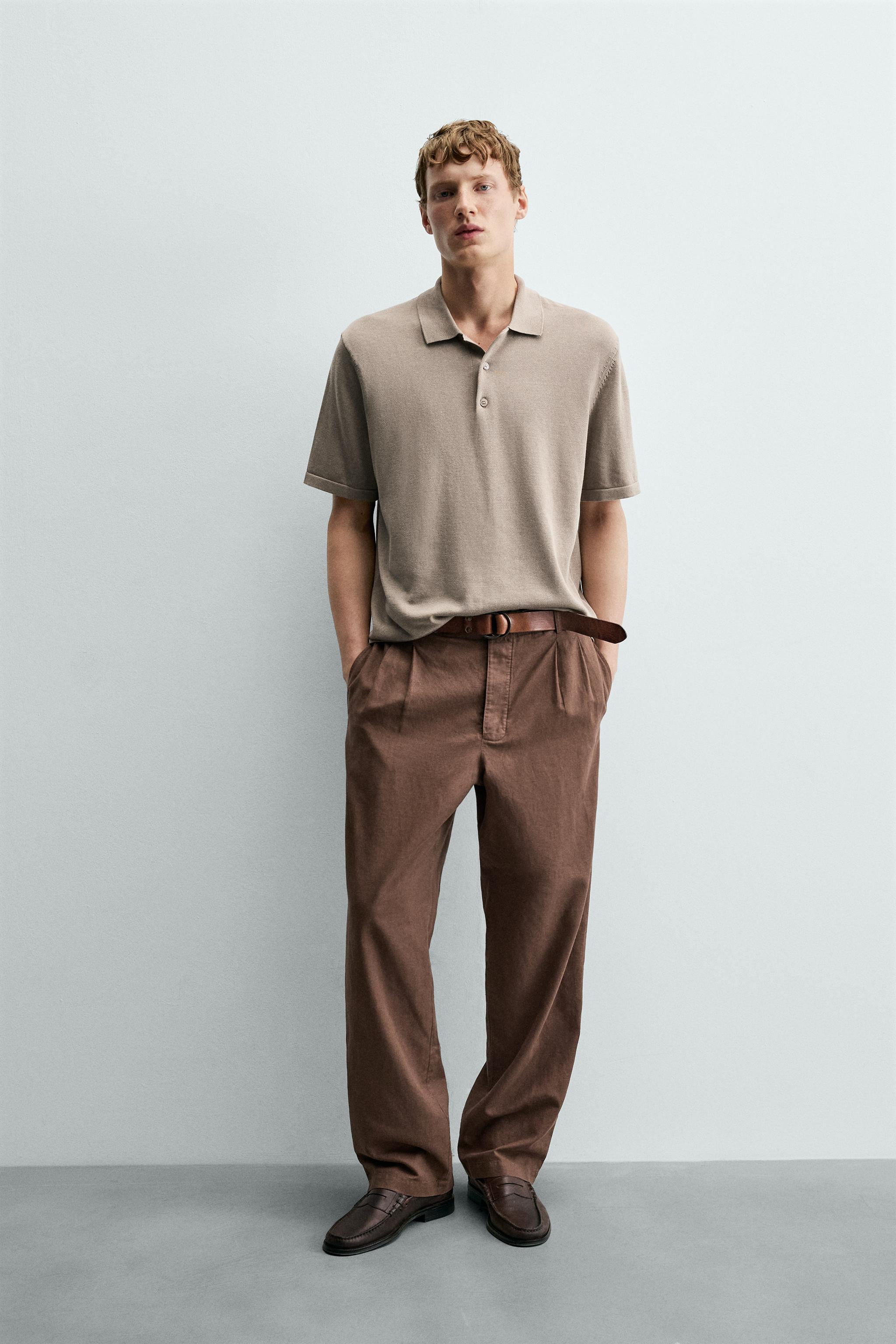 Zara REGULAR FIT TRİKO POLO T-SHIRT