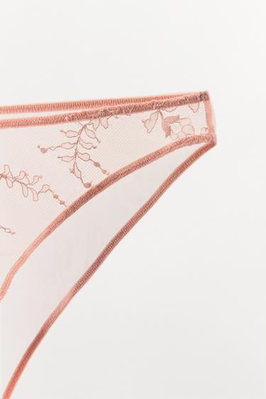 CLASSIC LACE BRIEFS - Pink by Zara - Image 5