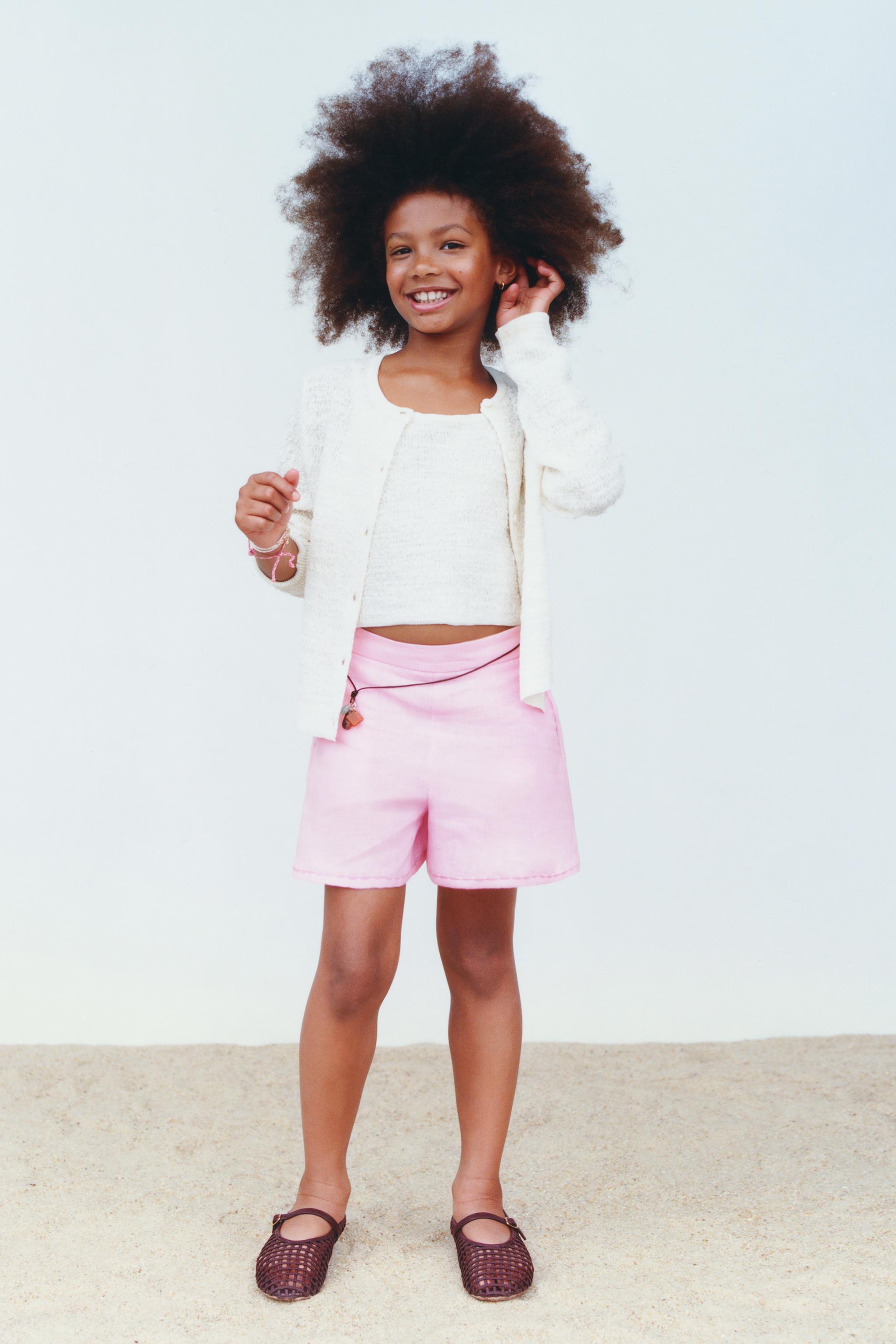 100% LINEN SHORTS