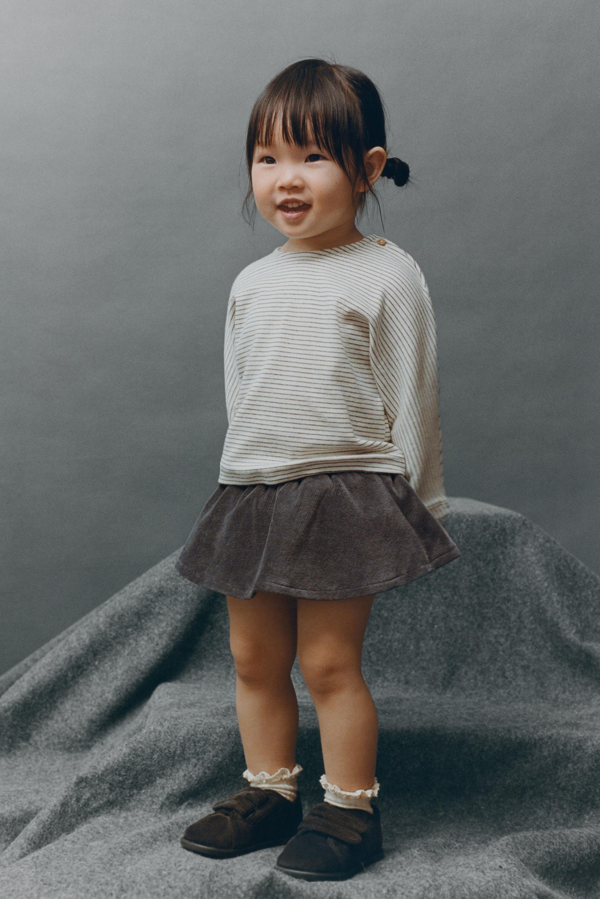 ENSEMBLE T-SHIRT ET PANTALON À RAYURES