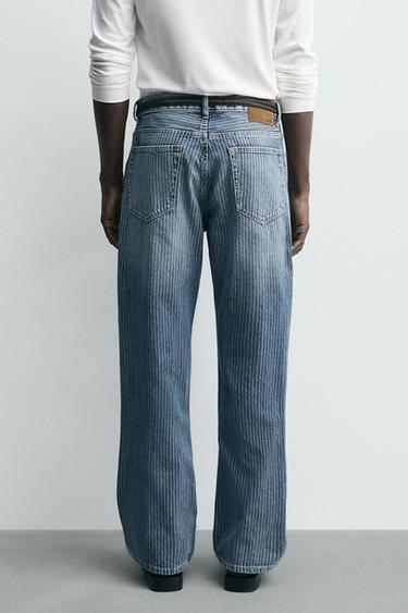 STRUCTURED STRAIGHT-LEG BOOTCUT JEANS - Light blue by Zara - Image 2