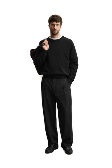 Zara PULOVER OD 100% KAŠMIRA – Crna