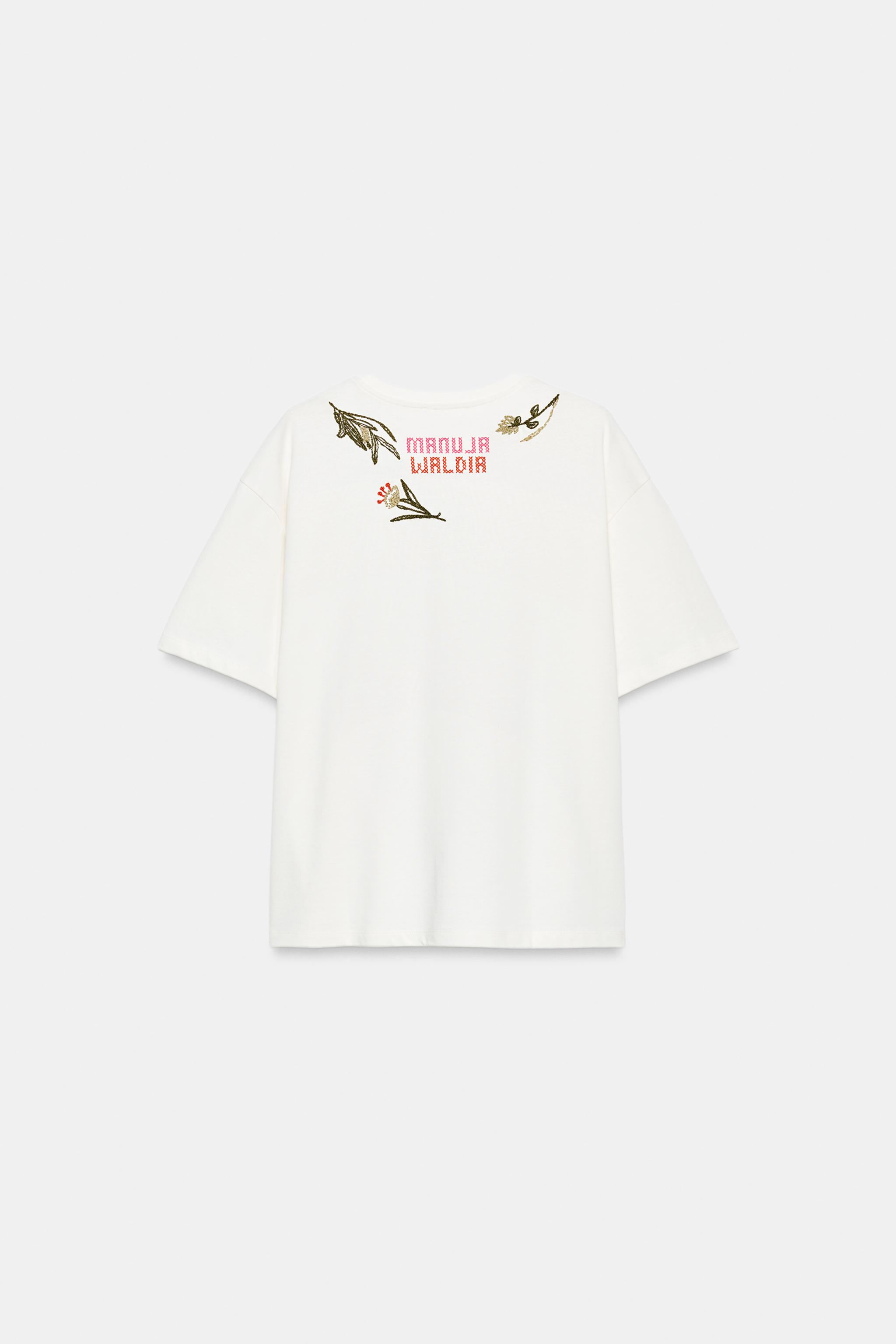 MANUJA WALDIA BASKILI T-SHIRT - Görsel 5