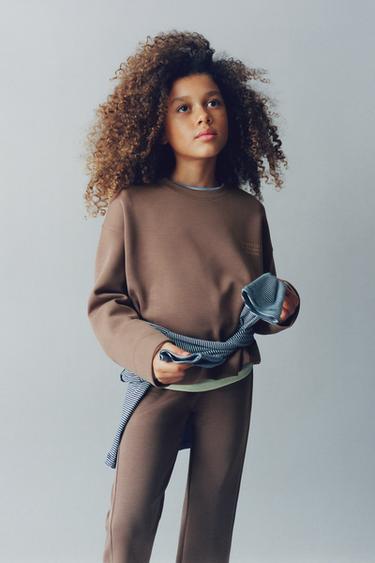 PANTALON FLARE AVEC MODAL - Marron de Zara - Image 6