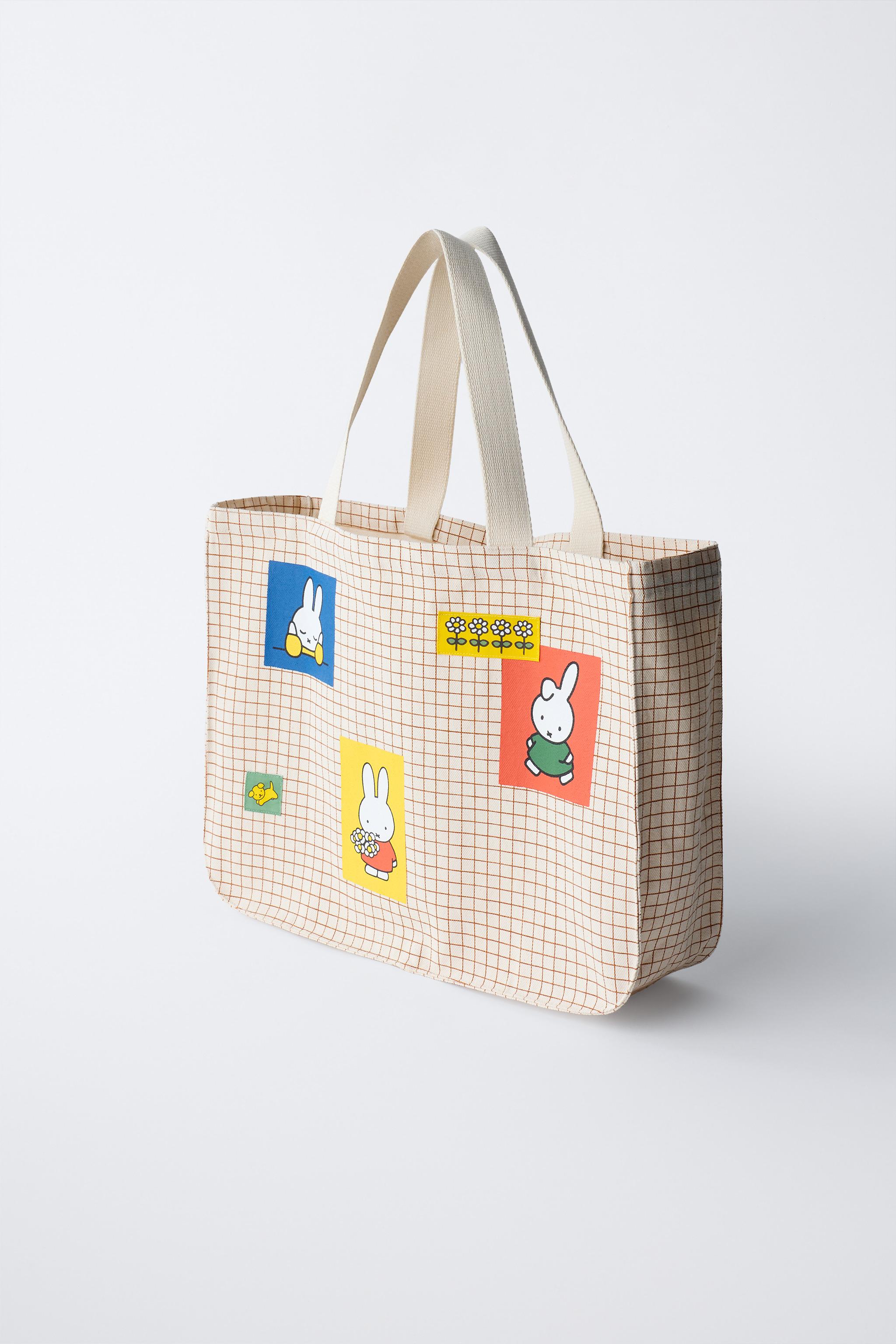 PLAID SHOPPER MIFFY™ MERCIS BV © - Dark pink | ZARA United States