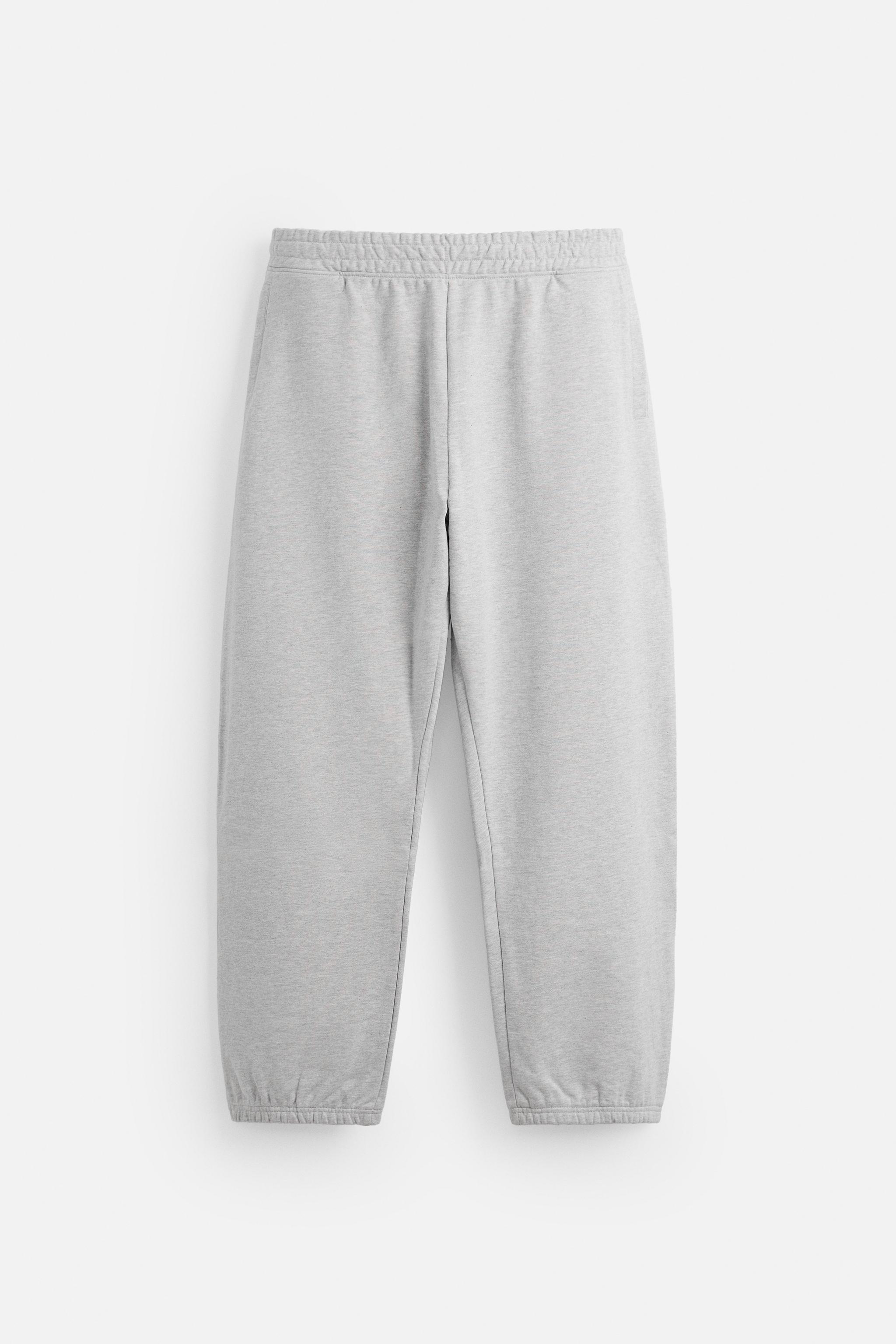 RELAXED FIT JOGGER TROUSERS - Grey marl | ZARA Japan / 日本