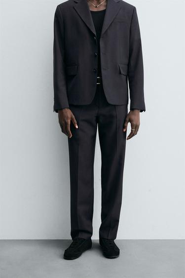 PANTALÓN TRAJE LIMITED EDITION - Marino de Zara