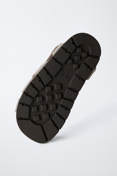 LEATHER CAGE SANDALS -  by Zara - Image 6