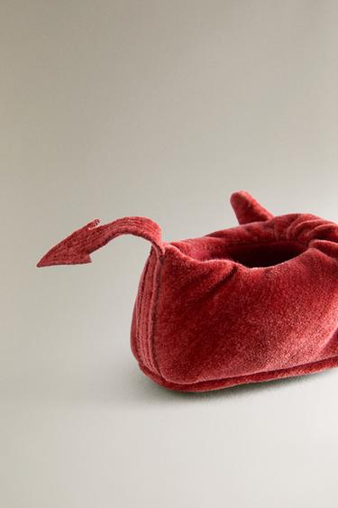 CHAUSSON DIABLE VELOURS - Rouge de Zara - Image 4