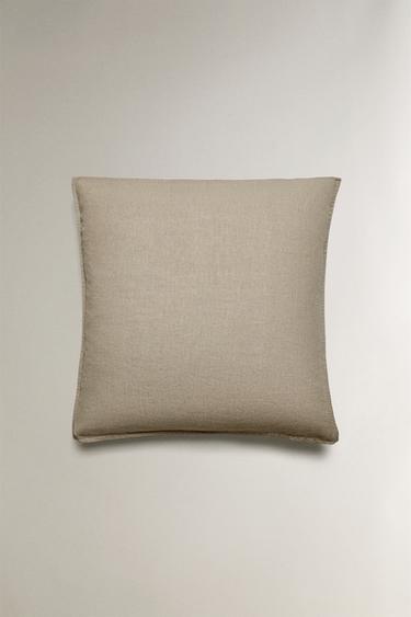 LINEN PILLOWCASE - Light beige by Zara - Image 2