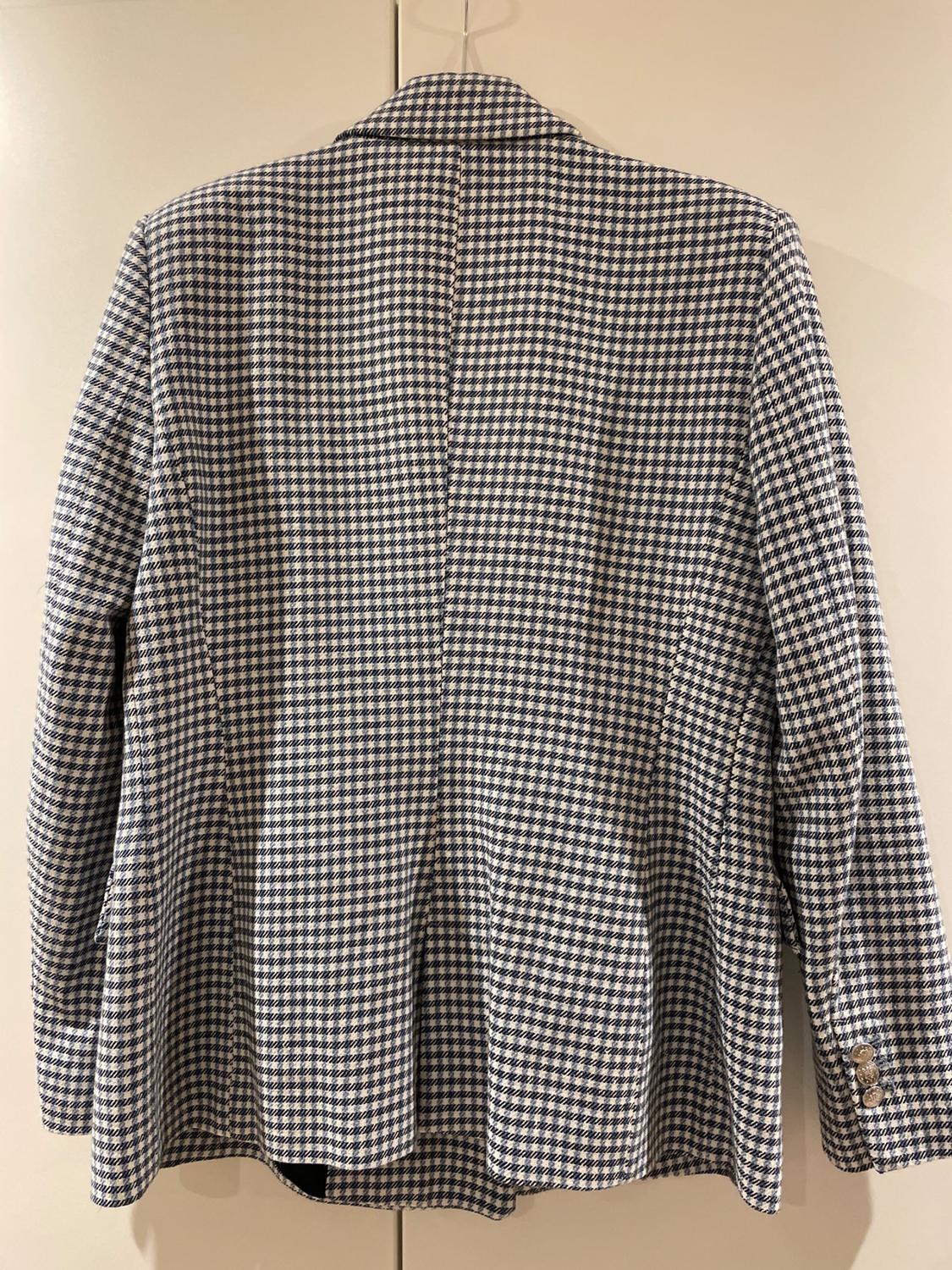 HOUNDSTOOTH DOUBLE-BREASTED BLAZER - Image 3