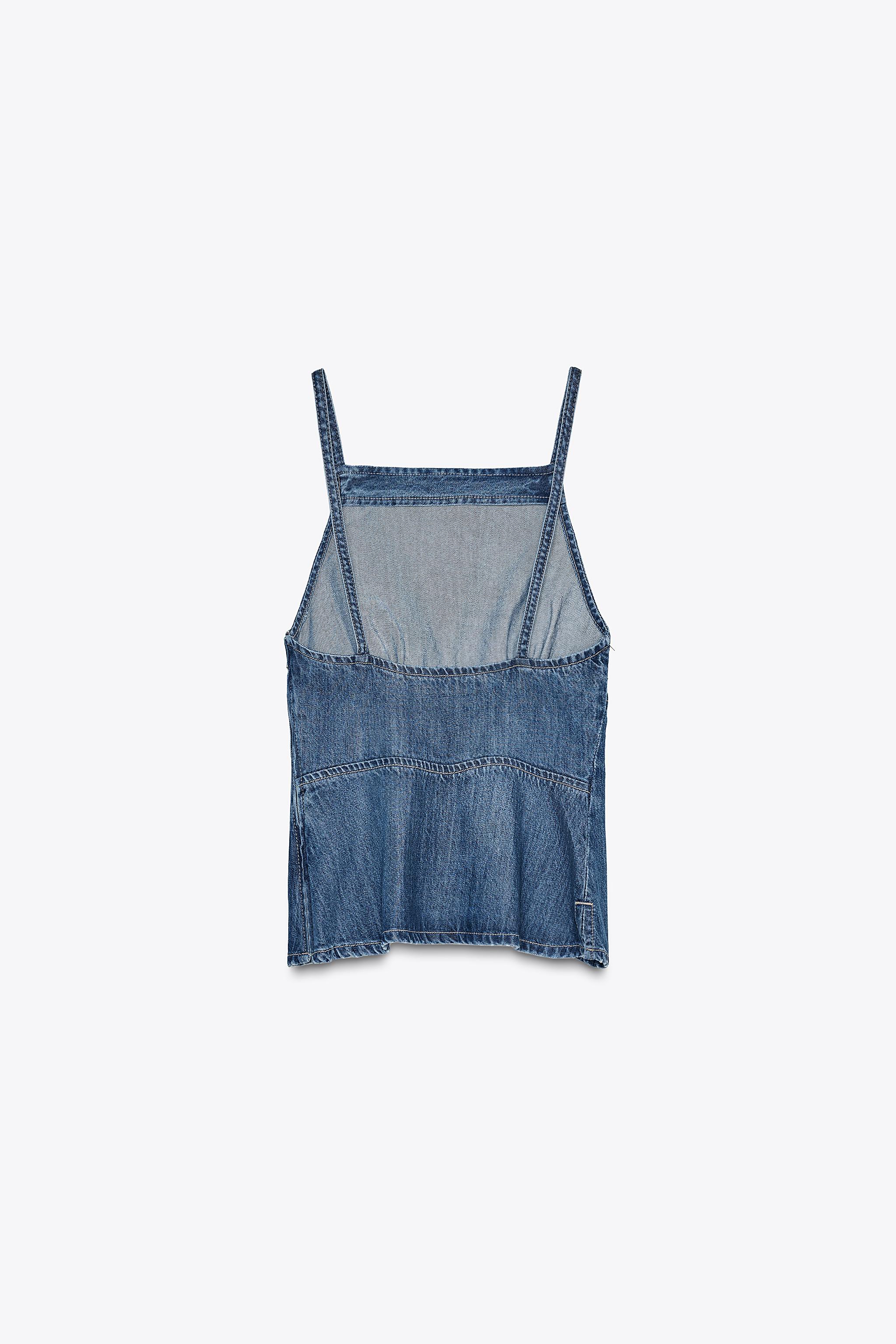 デニムトップス - ブルー | ZARA Japan / 日本