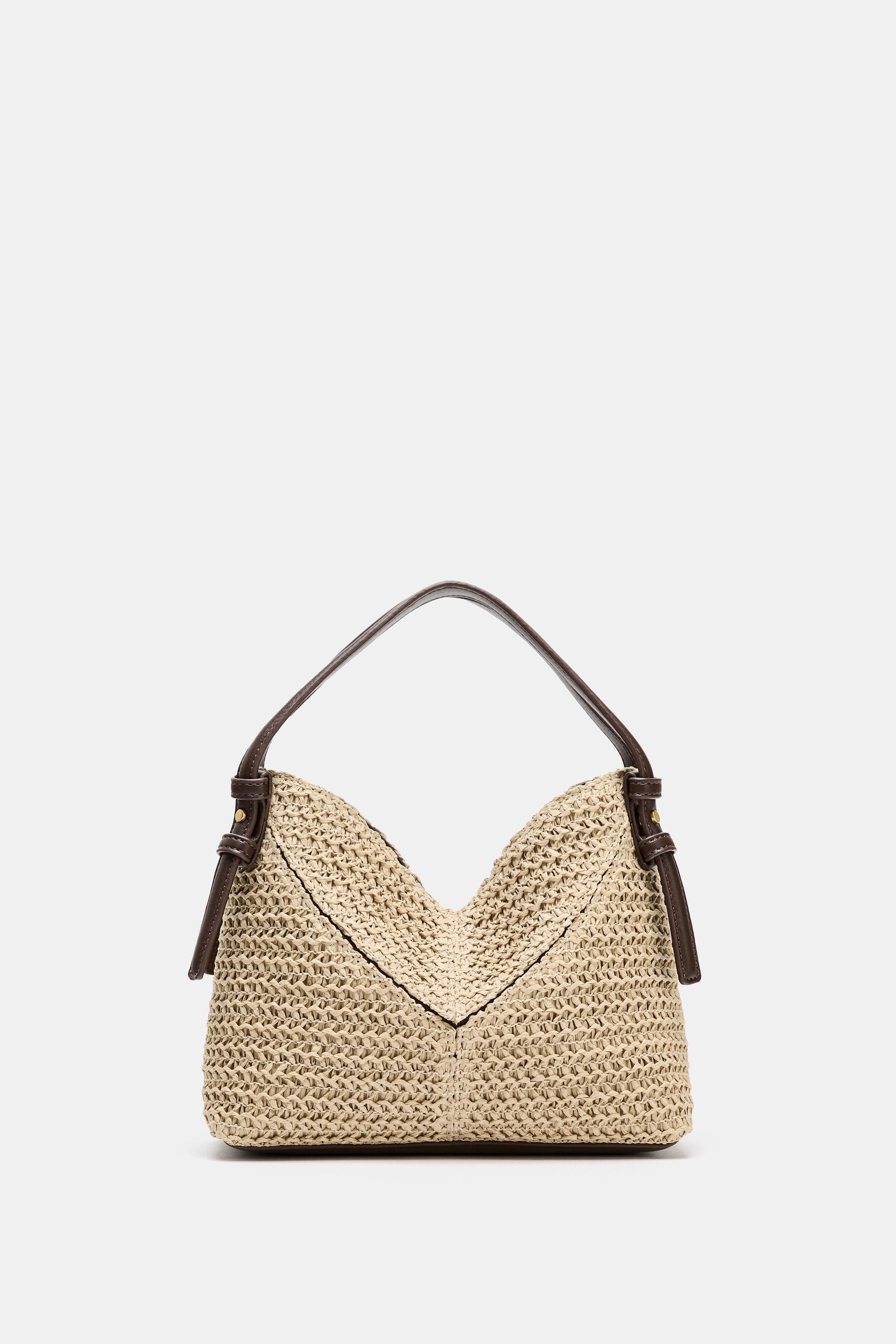 バッグ BRAIDED MINI TOTE BAG - Light beige | ZARA South Africa
