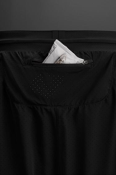 SHORT PERFORÉ 2 EN 1 - Noir de Zara - Image 3