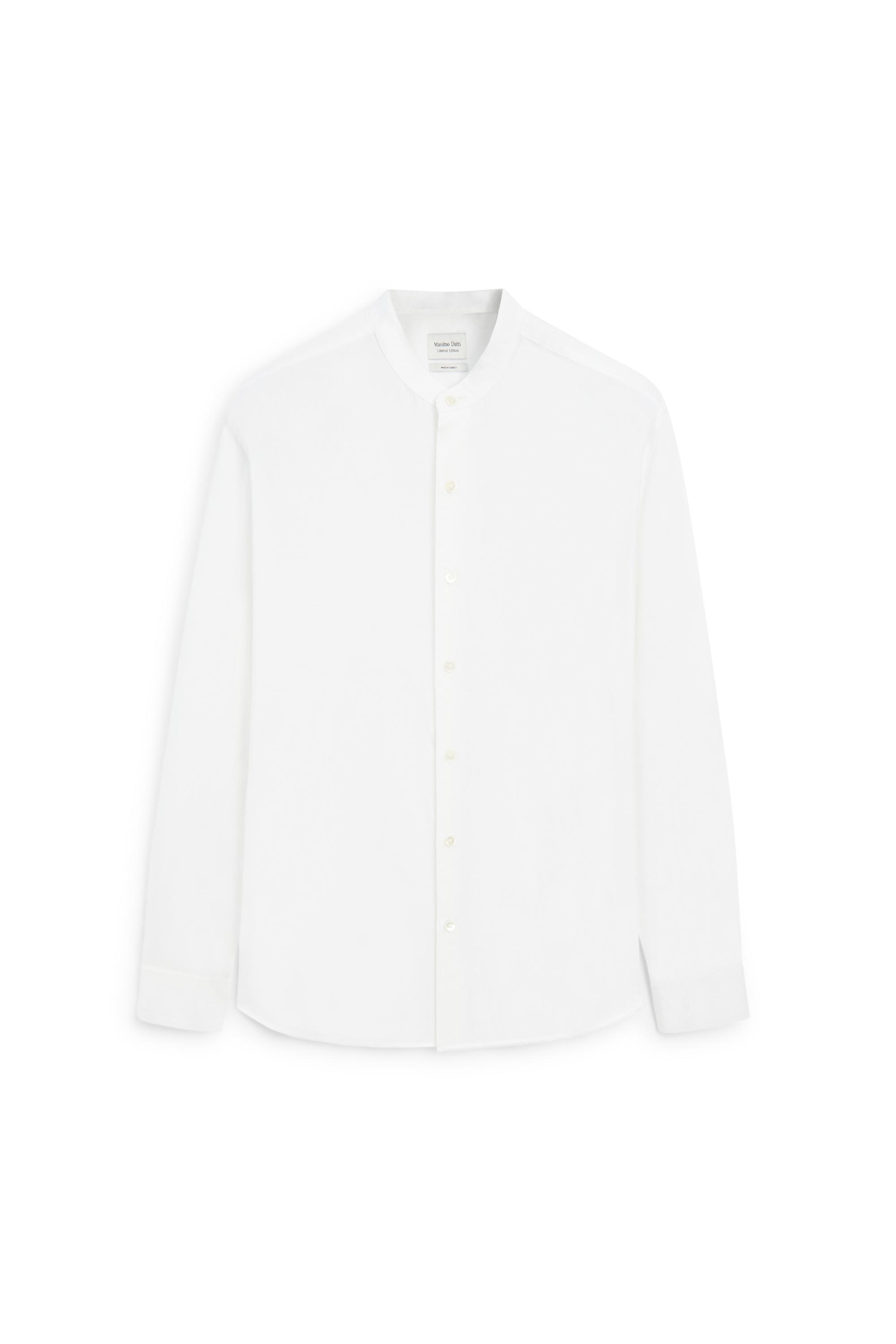 Regular fit stand collar shirt - LIMITED EDITION