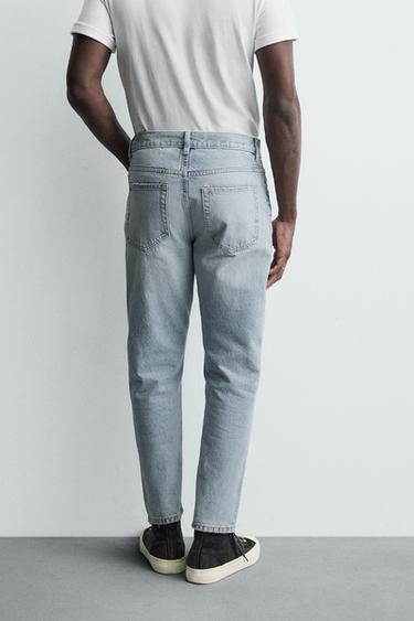 JEAN SLIM COURT - Bleu clair de Zara - Image 2