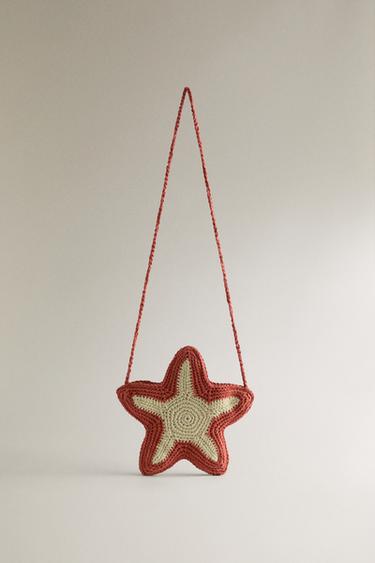 BORSA BAMBINA MAGLIA STELLA - Rosso di Zara - Immagine 0