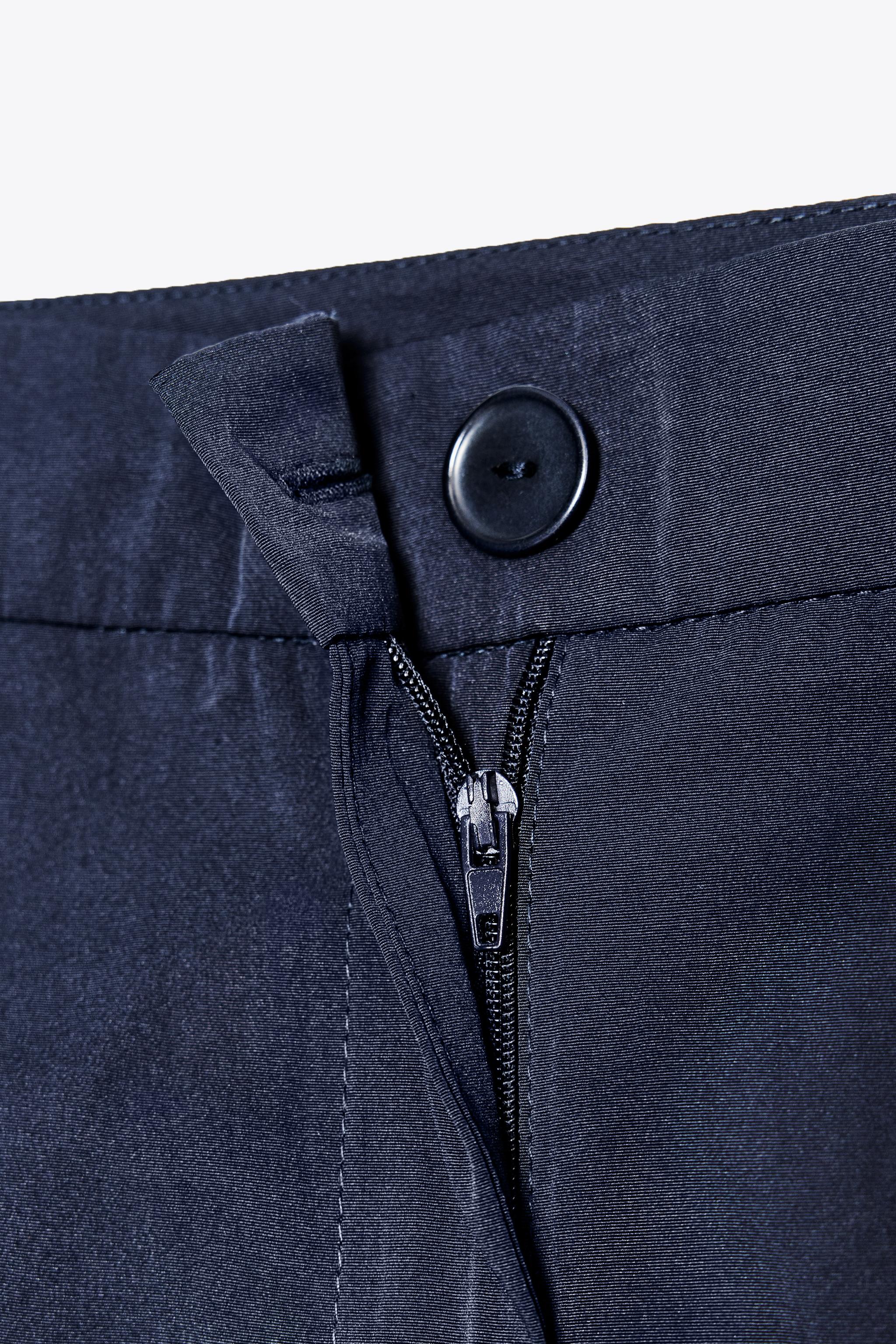 ☆ドイツ発*ZARA*新作*ロングバミューダショーツ/NAVY☆ ロング バミューダパンツ - ネイビーブルー | ZARA Japan / 日本