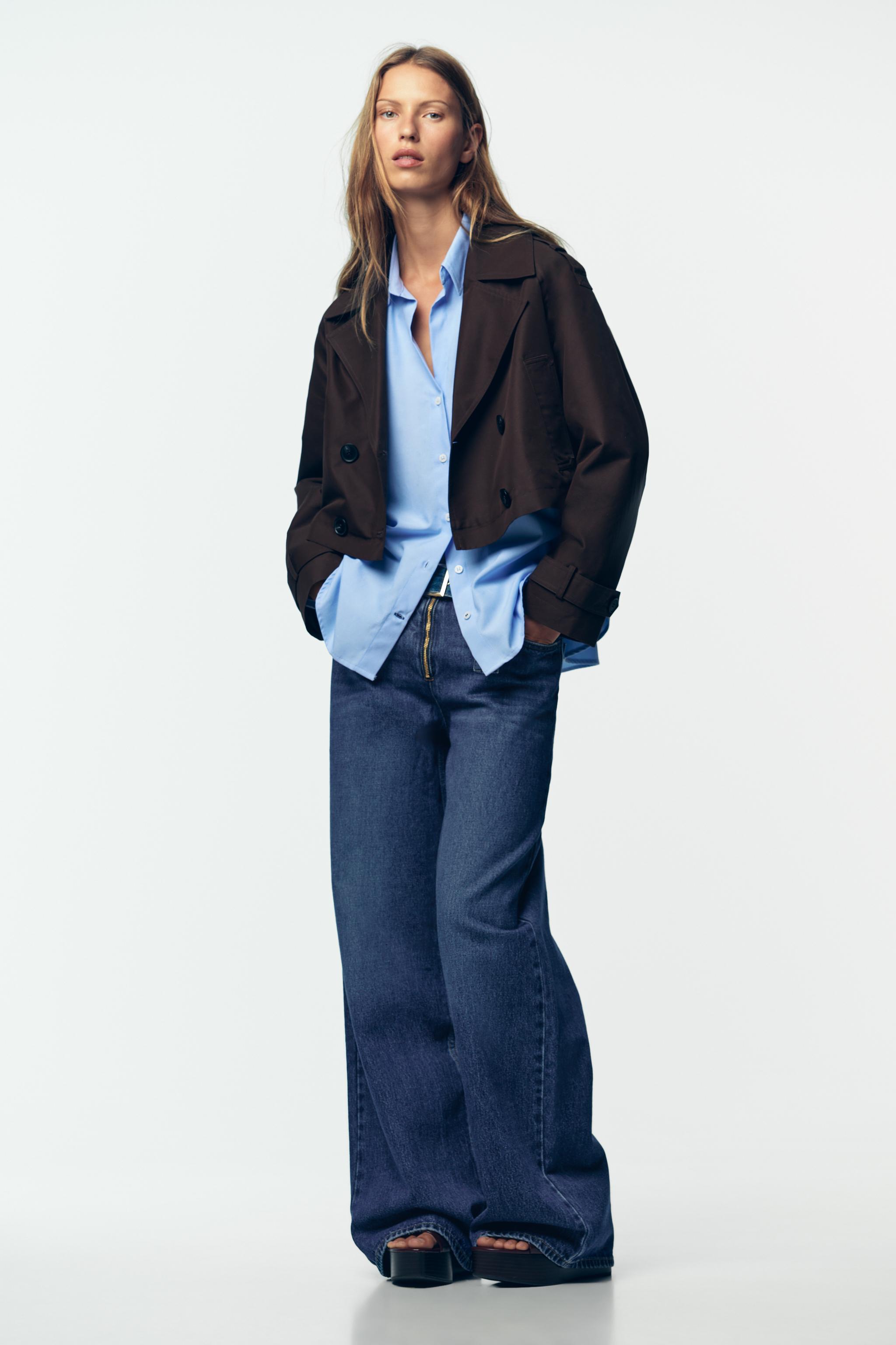 ベーシックオックスフォードシャツ - 空色 | ZARA Japan / 日本