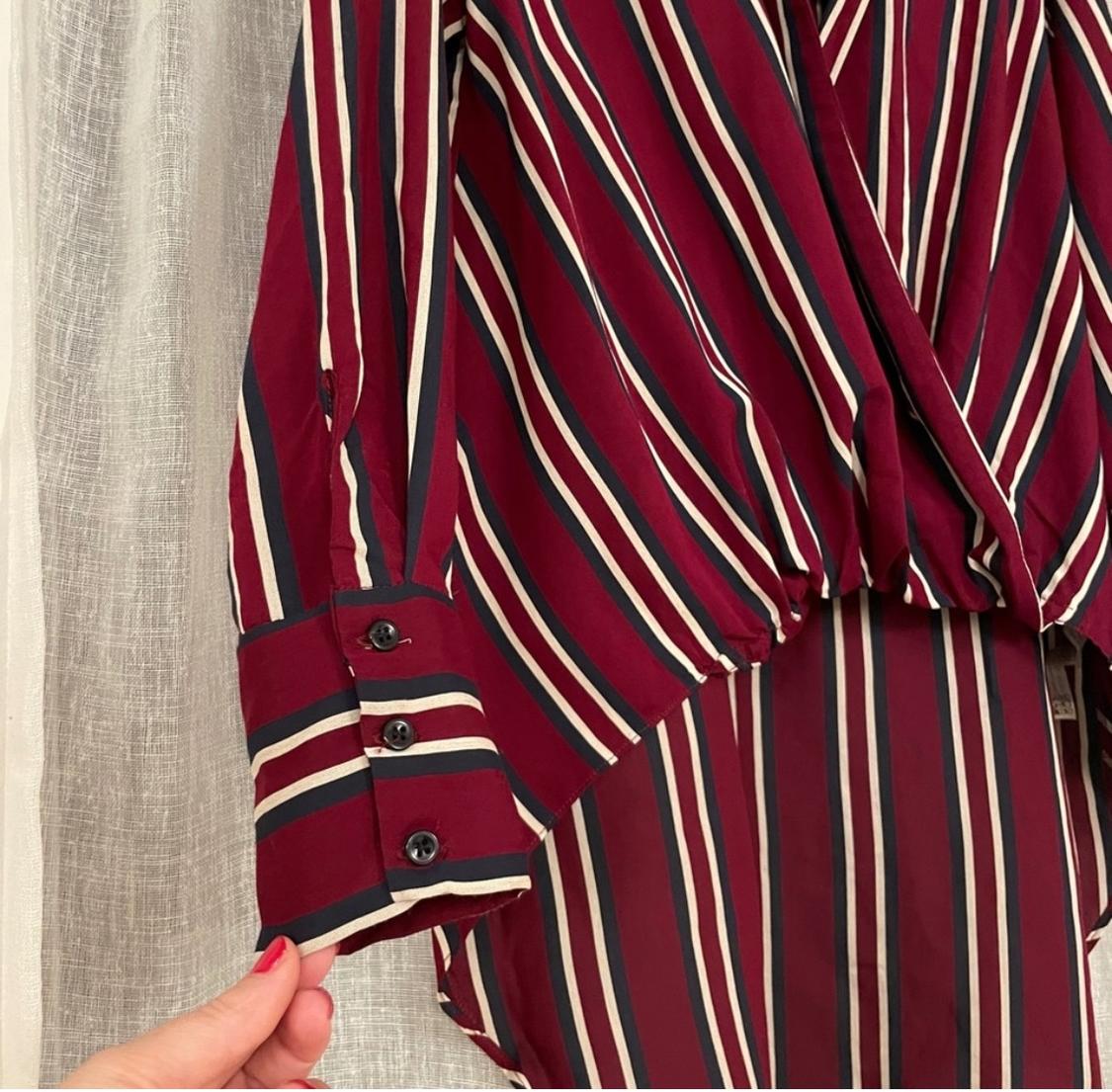 STRIPED WRAP TOP - Image 3