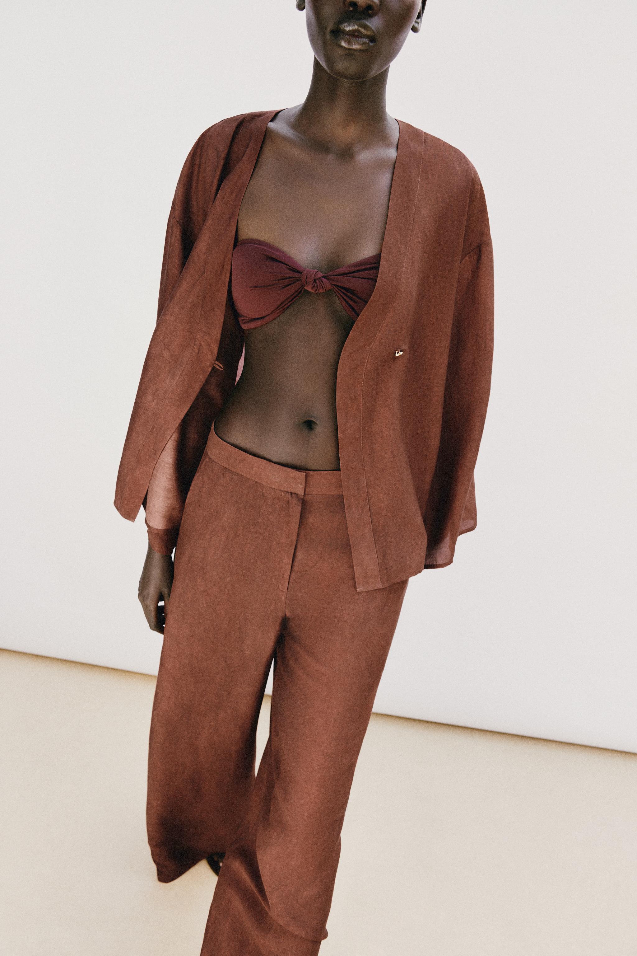 FLOWY WIDE LEG PANTS
