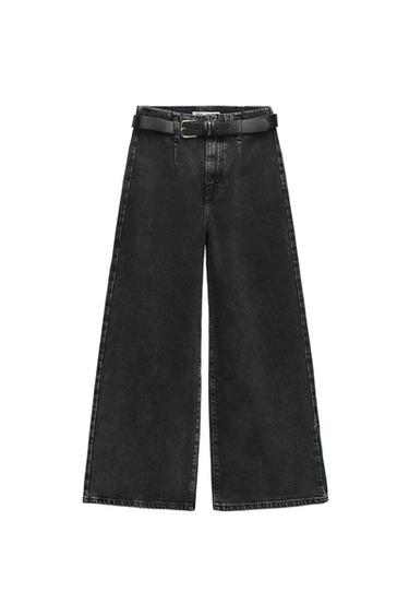 ΨΗΛΟΜΕΣΟ ΤΖΙΝ Z1975 WIDE LEG CROP ΜΕ ΖΩΝΗ
