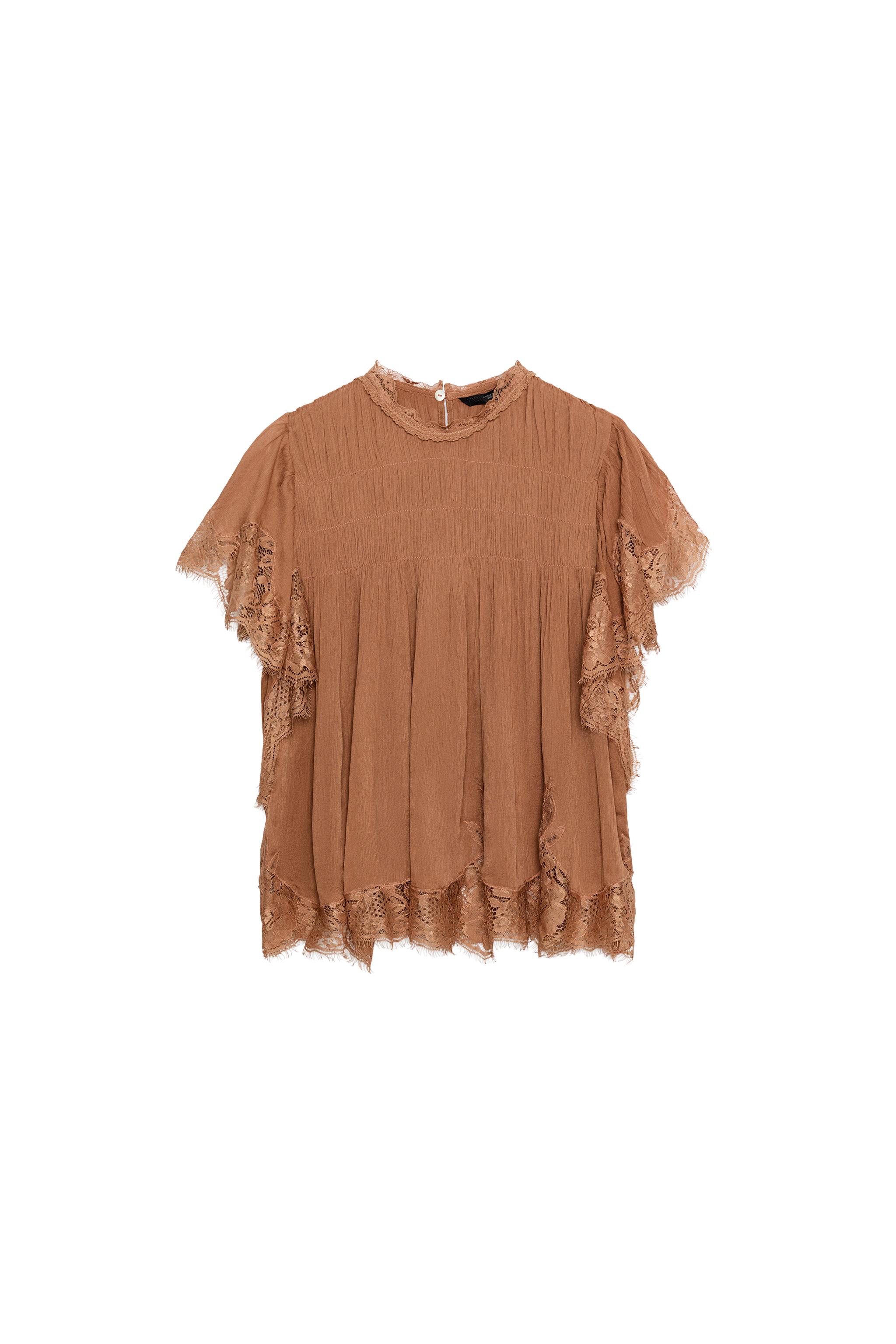 TOP DENTELLE VOLANTS ZW COLLECTION