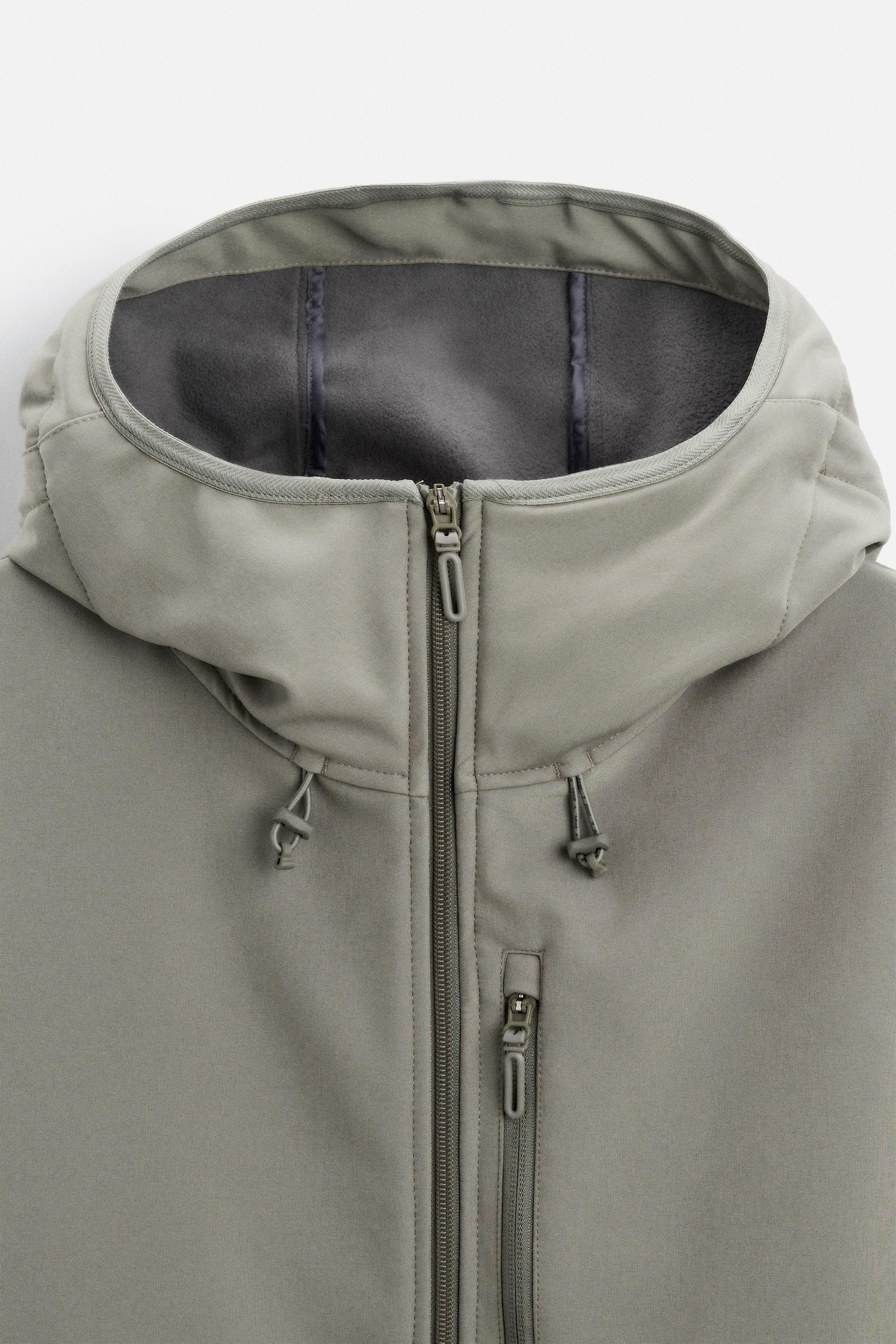 HOODED TECHNICAL JACKET - Black | ZARA Mexico