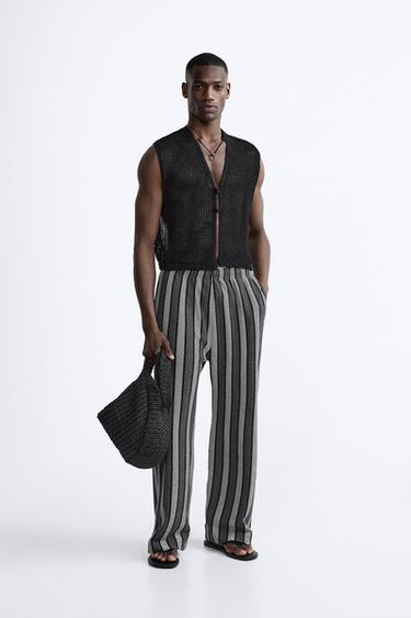 ЖИЛЕТ X CASA JOSEPHINE ИЗ КРУЖЕВА КРОШЕ — ЧЕРНЫЙ от Zara — изображение 0