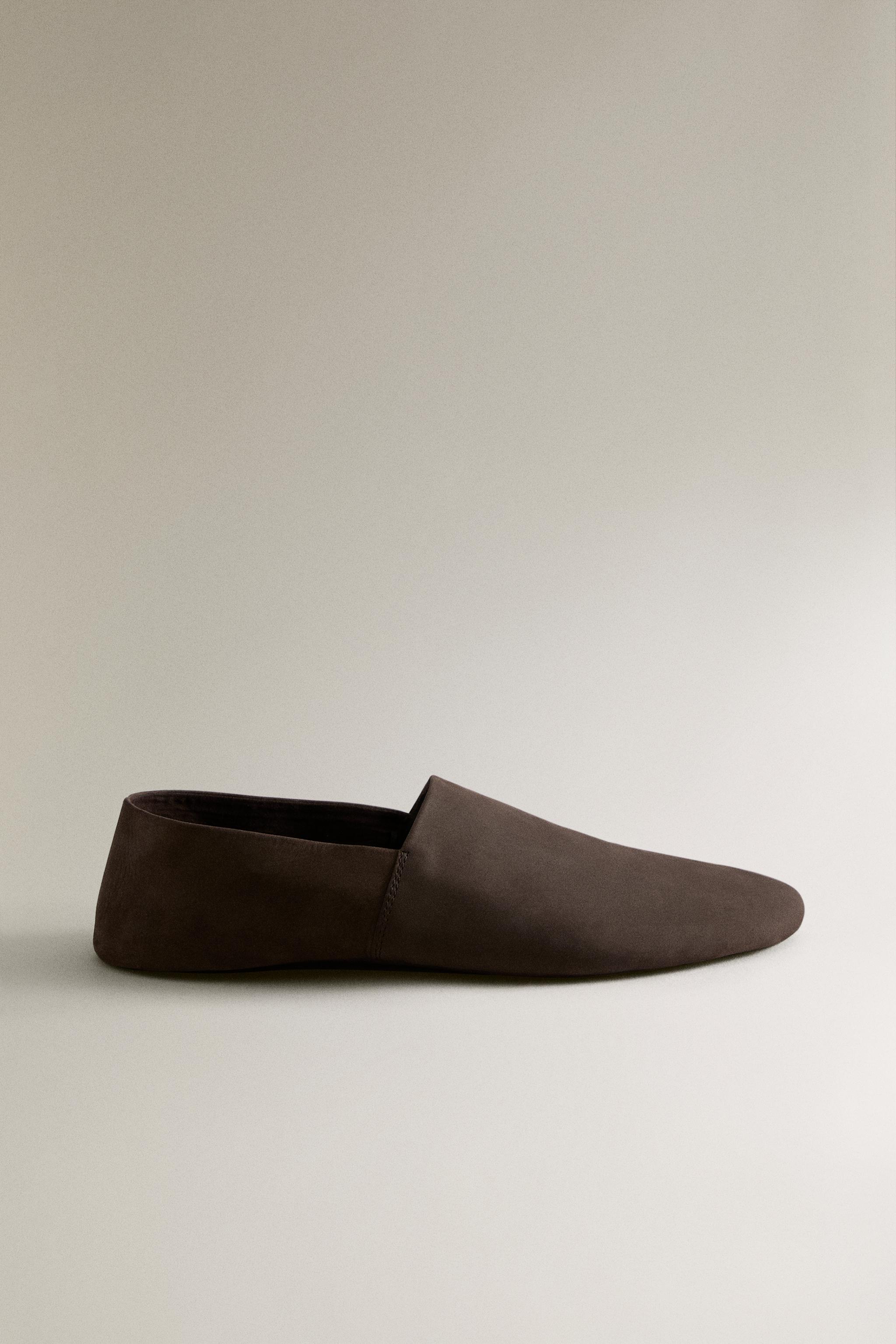 LEATHER TRAVEL MOROCCAN SLIPPERS